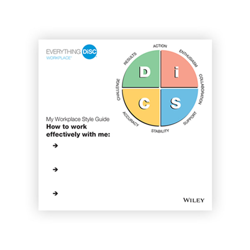 Everything DiSC Workplace® Style Guides