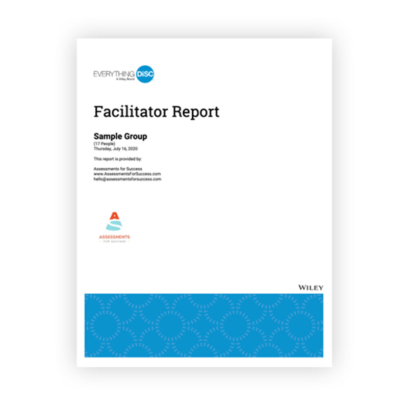 Everything DiSC Facilitator Report