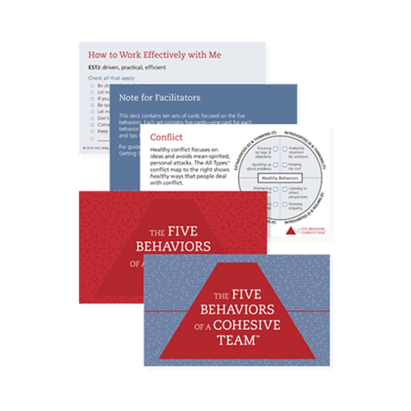 Five Behaviors® Team Development Takeaway Cards